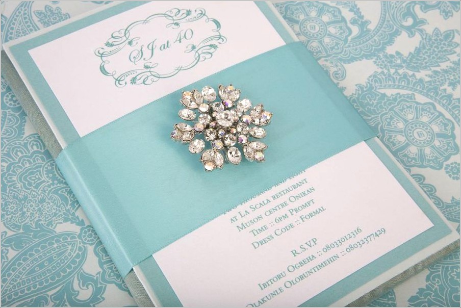 Tiffany Blue Wedding Invitations Kits
