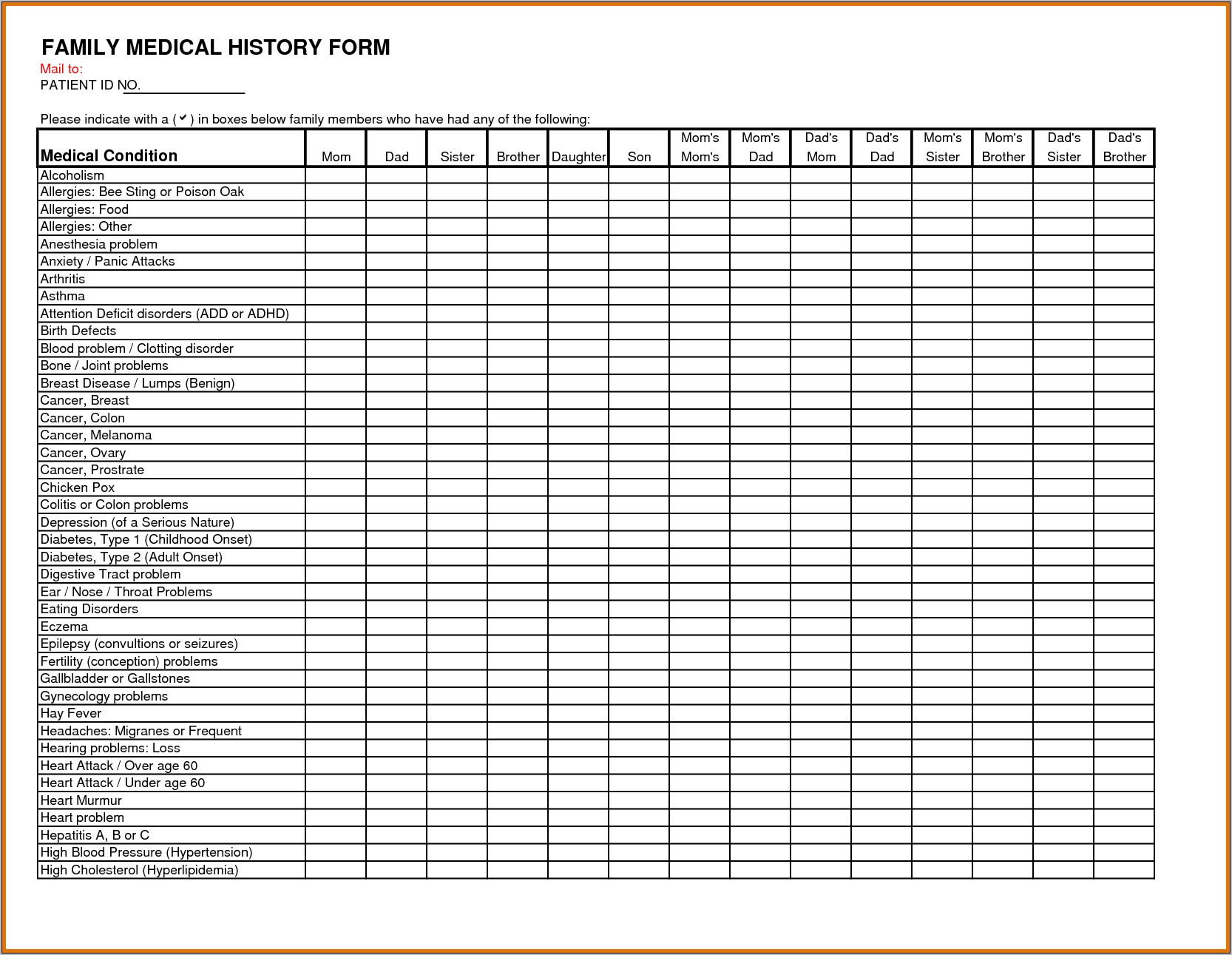 Time Management Forms Templates