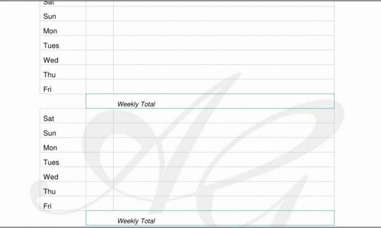 Timesheet Invoice Template Download