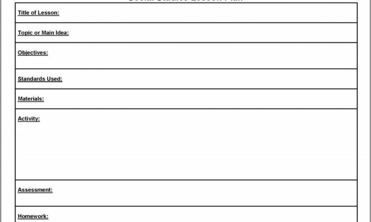 Tn Benchmark Lesson Plan Template