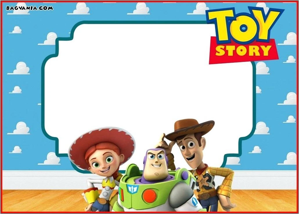 Toy Story Birthday Invitations Template Free