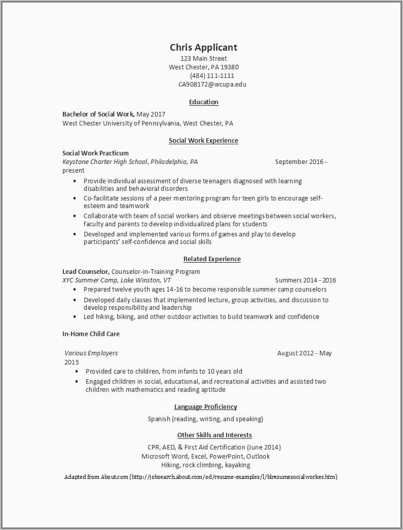 Traditional 2 Resume Template Free Download