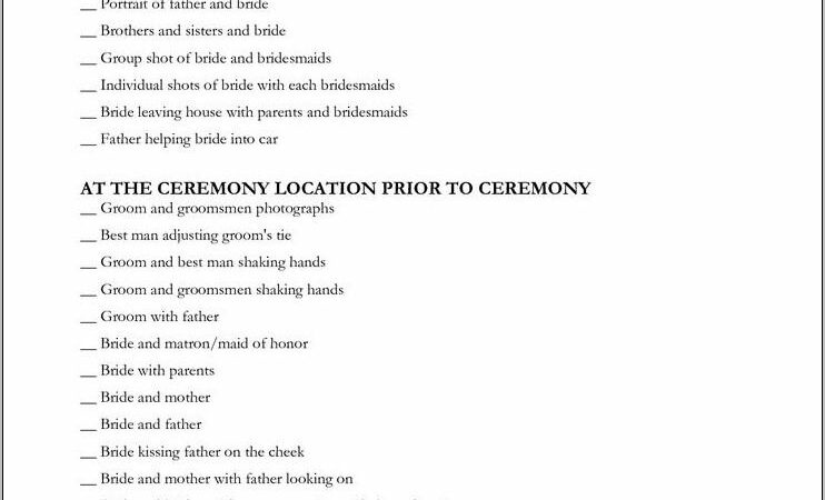 Traditional Wedding Ceremony Program Template