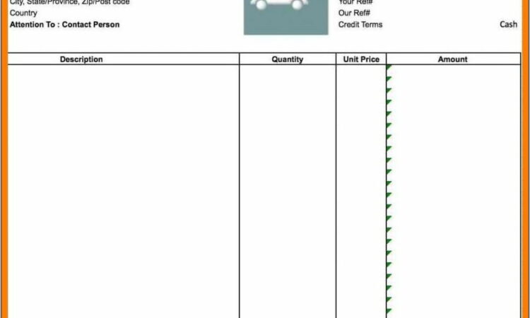 Transportation Invoice Template Free