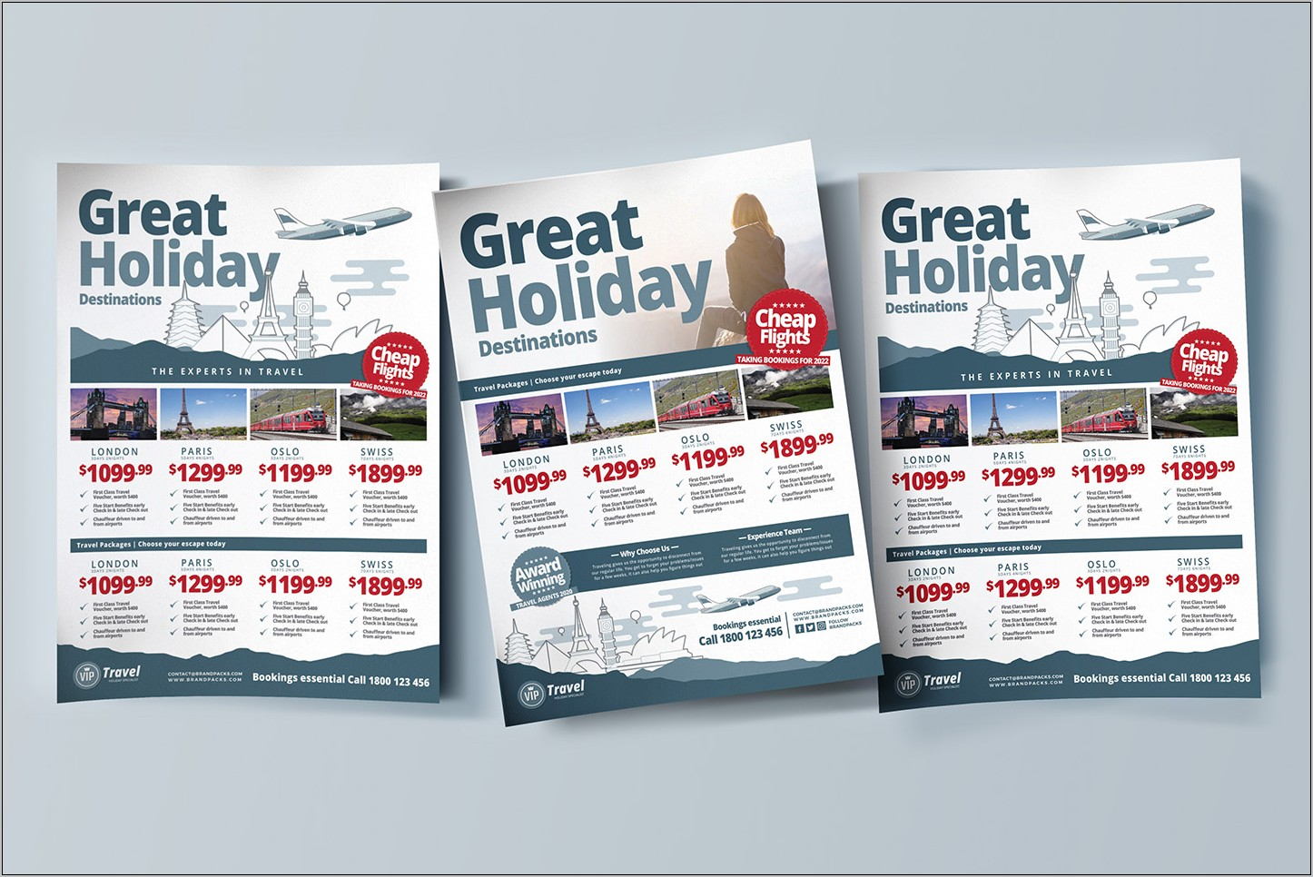Travel Agency Brochures Templates