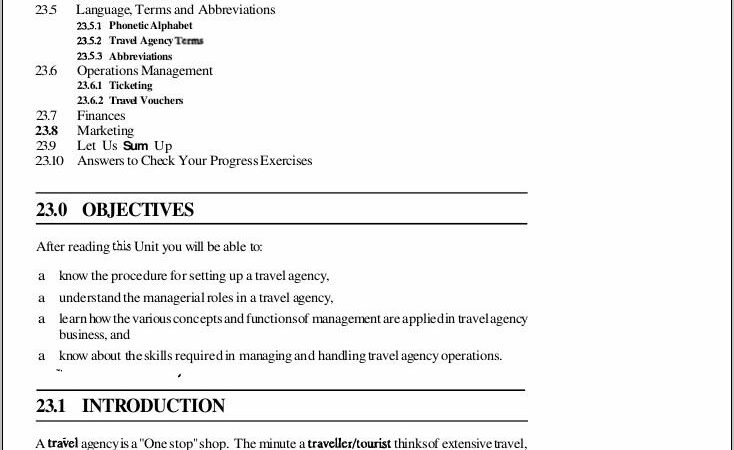 Travel And Tours Business Proposal Sample