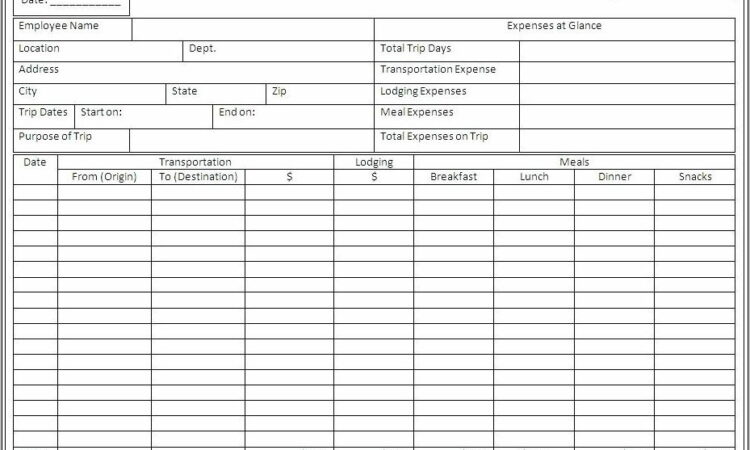 Travel Expense Report Template App