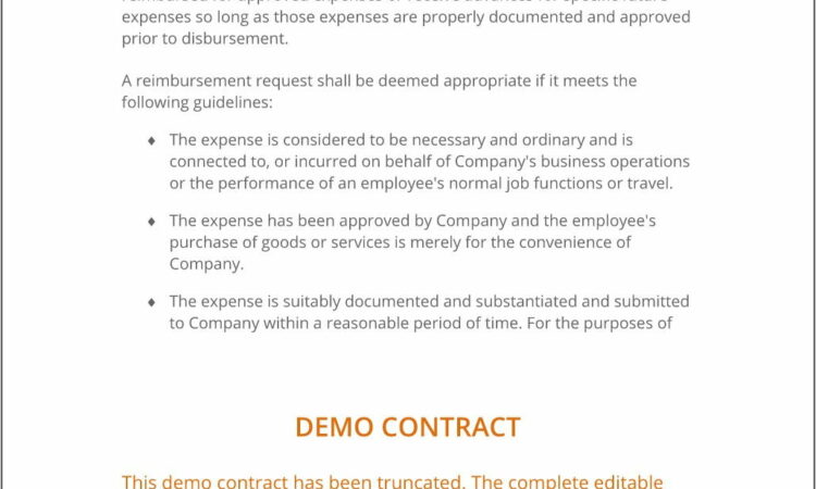 Travelling Expenses Reimbursement Letter Format