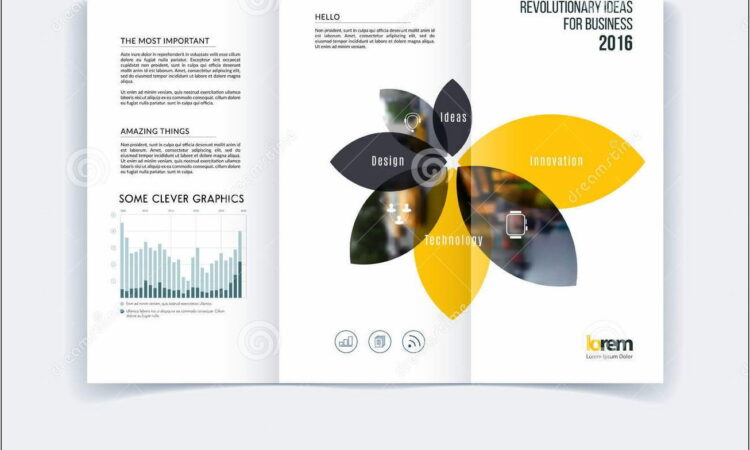 Tri Fold Brochure Illustrator Template Free Download