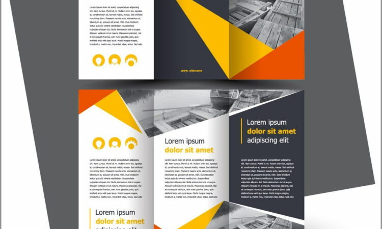 Tri Fold Brochure Layout Template Free Download