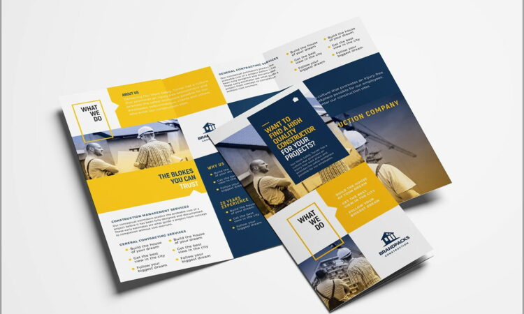 Tri Fold Brochure Template Ai