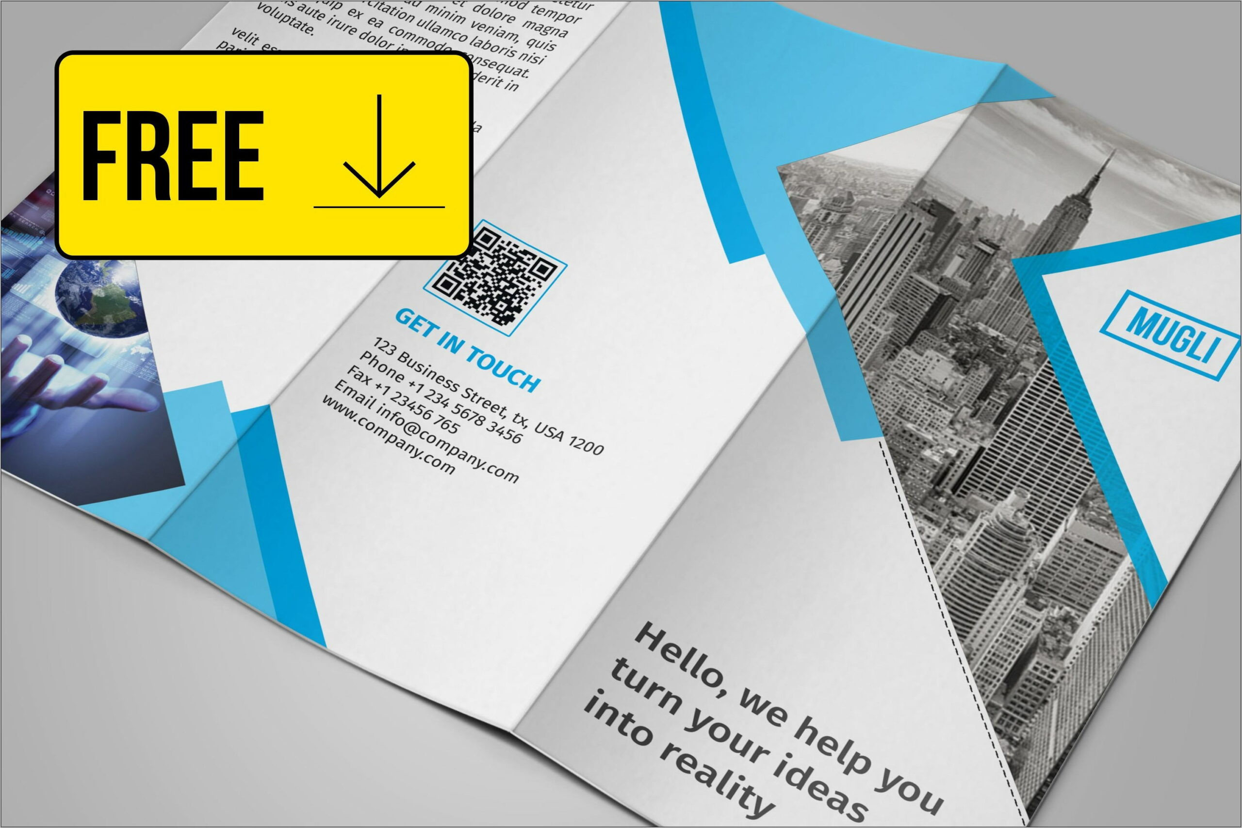 Tri Fold Brochure Template Download Free