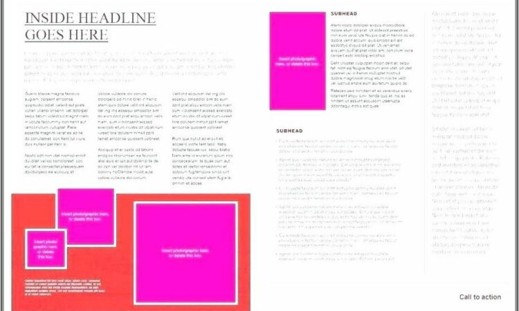 Tri Fold Brochure Template Word Download