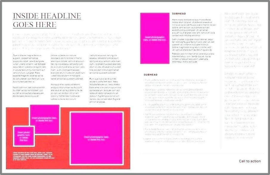 Tri Fold Brochure Template Word Download