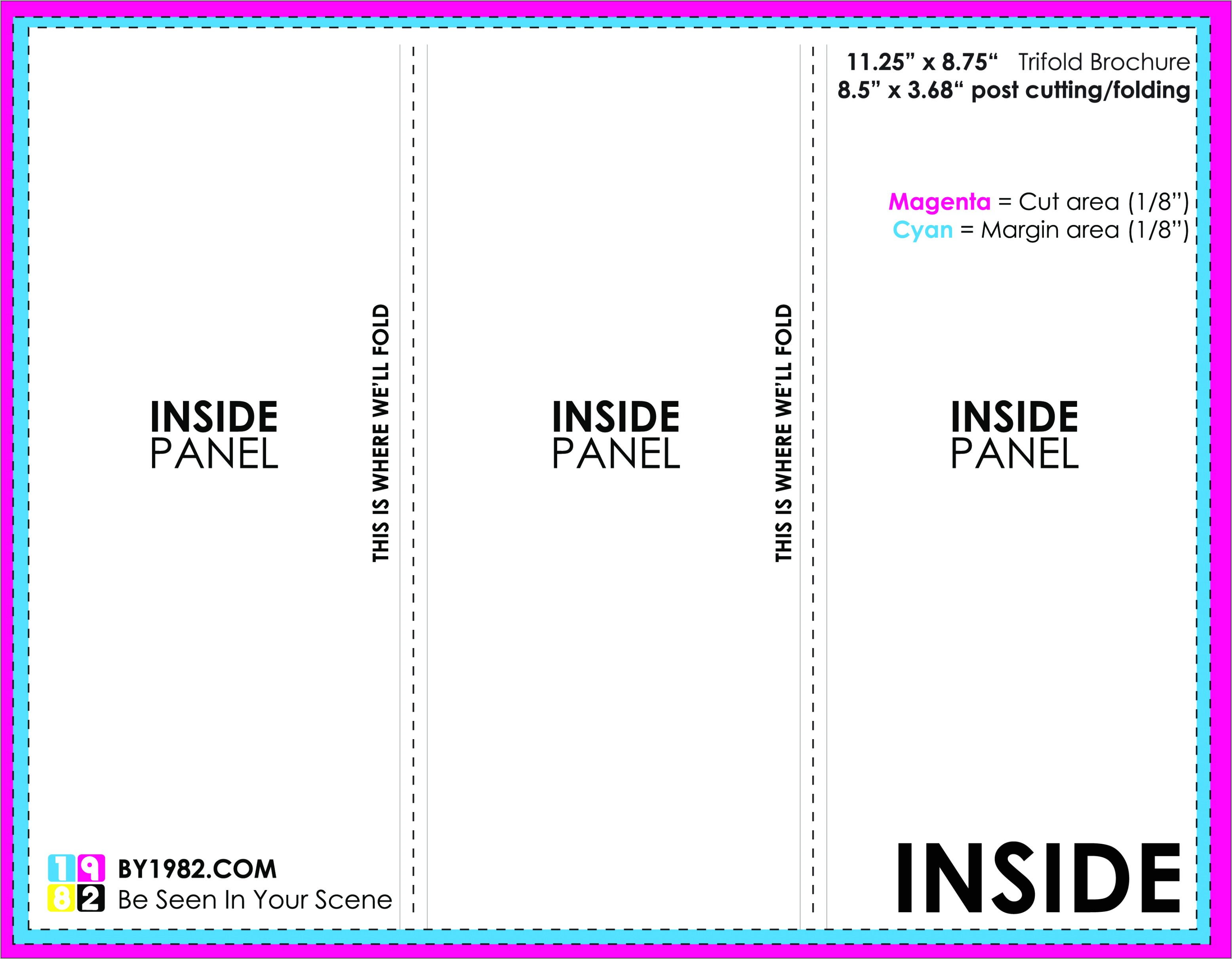 Tri Fold Brochure Template Word