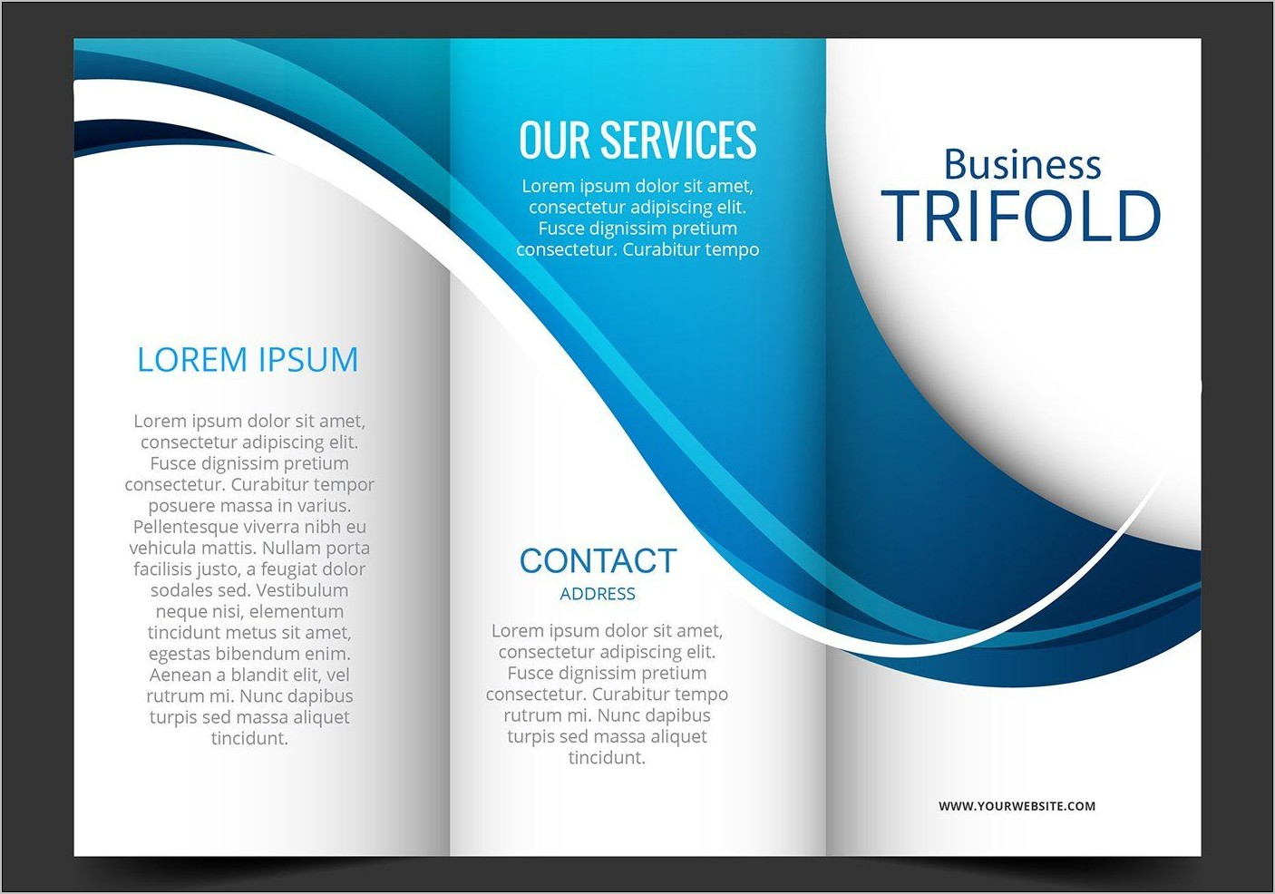 Tri Fold Brochure Templates Free Corel Draw