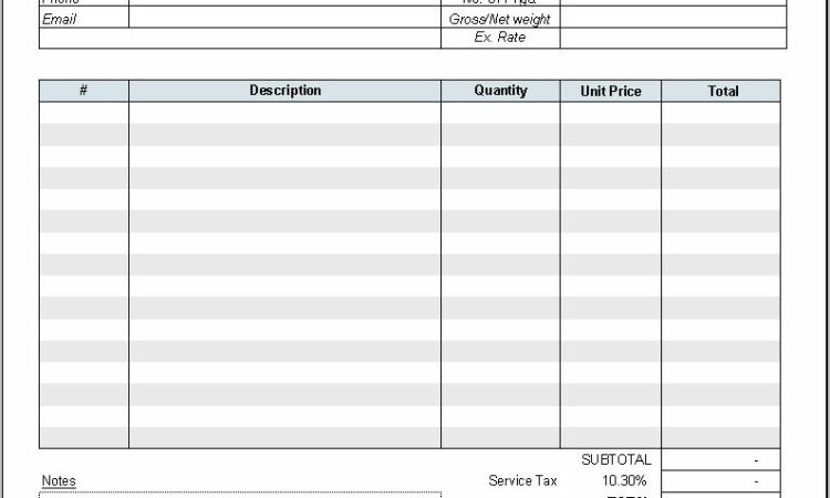 Trucking Company Invoice Sample