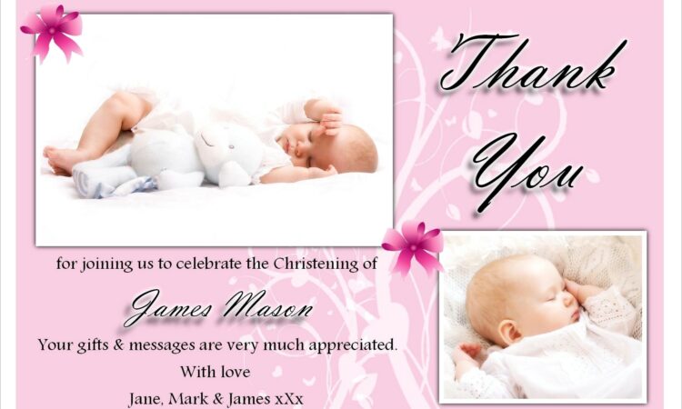 Twin Baptism Invitation Wording