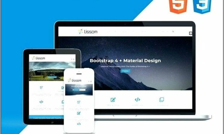 Twitter Bootstrap 4 Free Templates