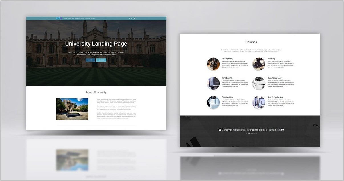 Twitter Bootstrap Landing Page Template