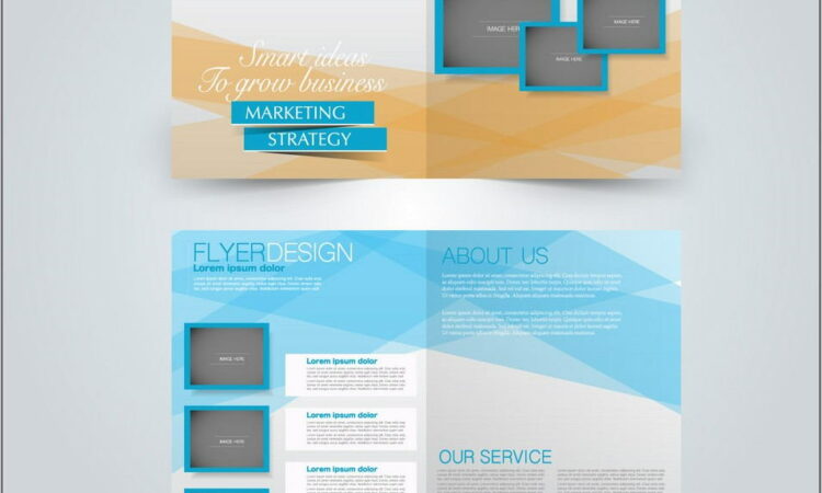 Two Fold Brochure Template Doc