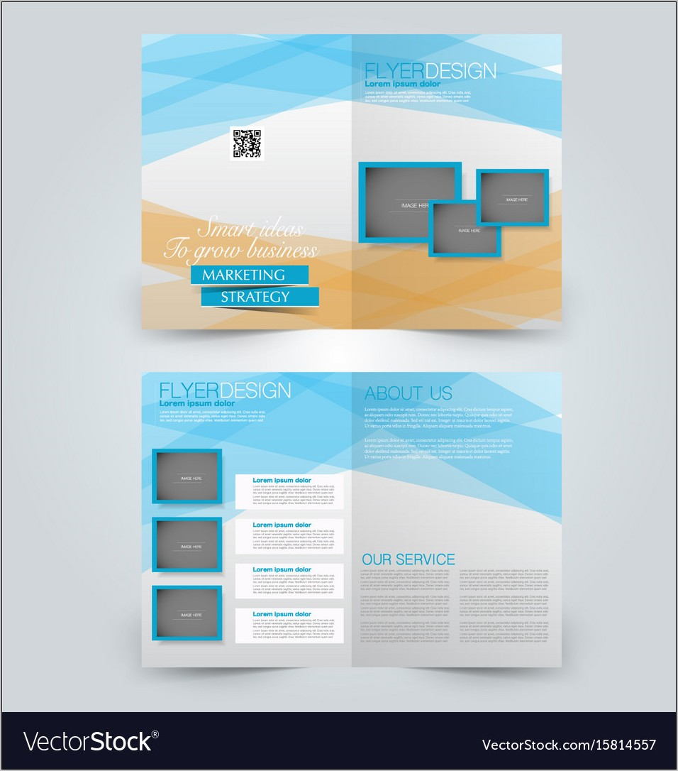 Two Fold Brochure Template Doc