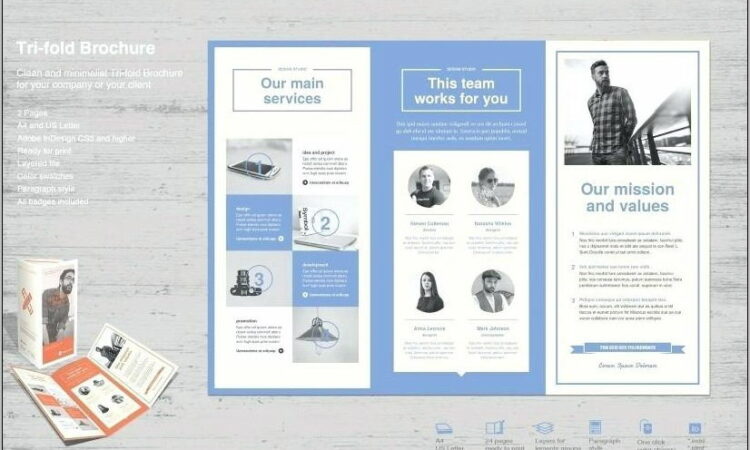 Two Fold Brochure Template Word