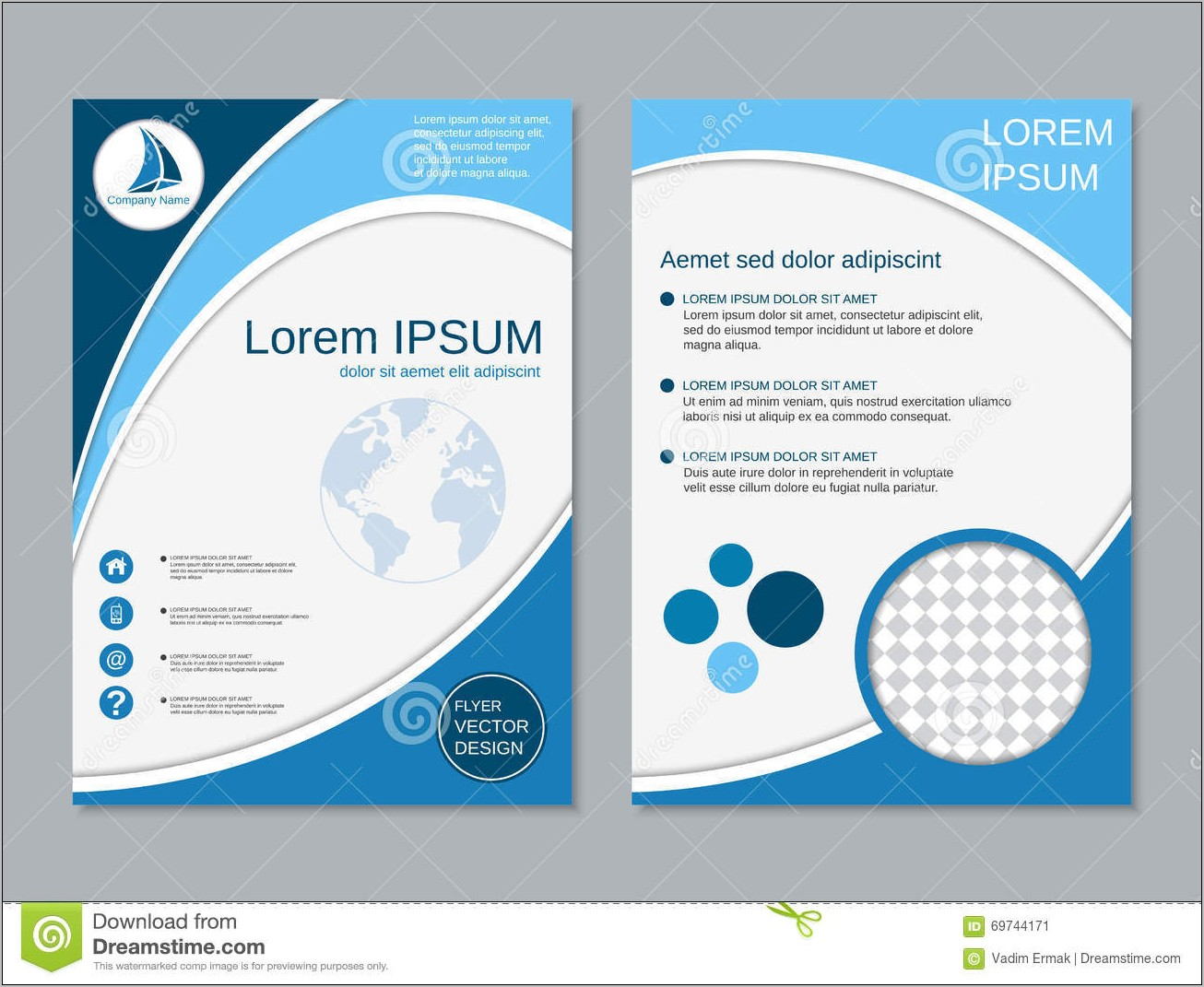 Two Sided Brochure Template Free