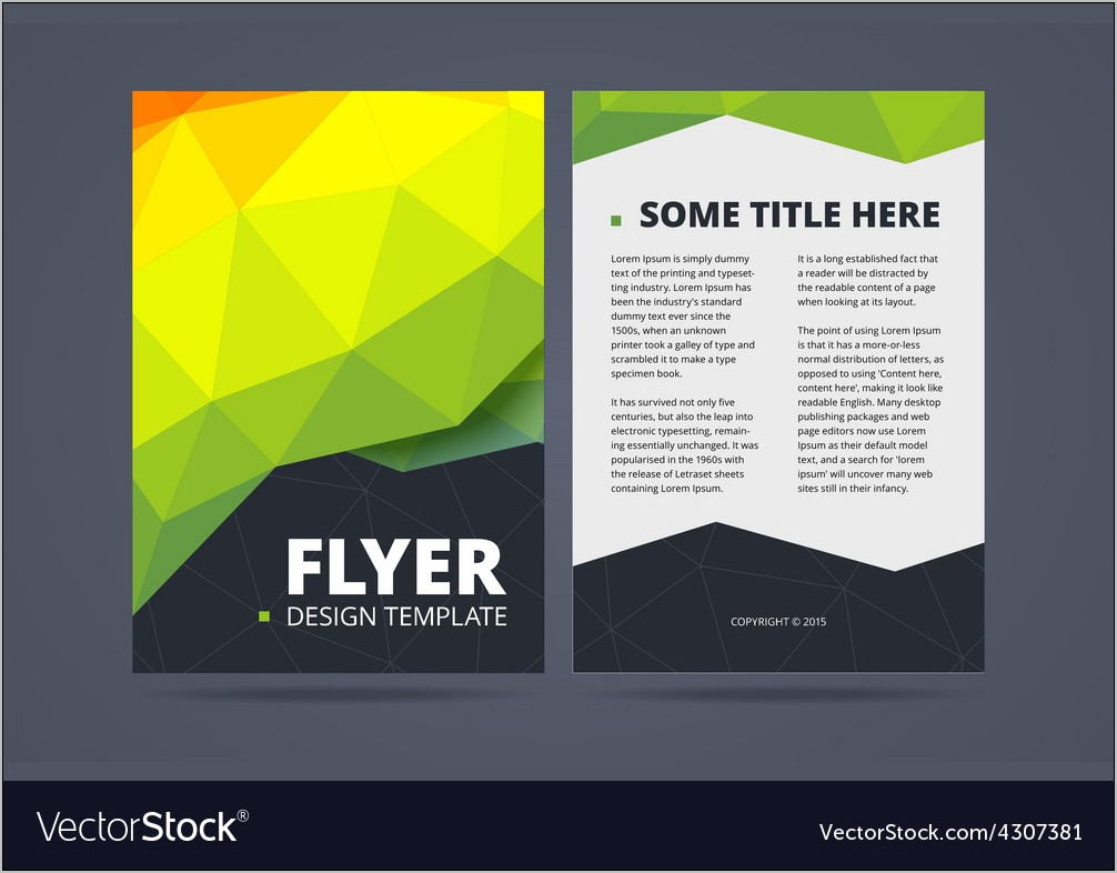 Two Sided Flyer Template