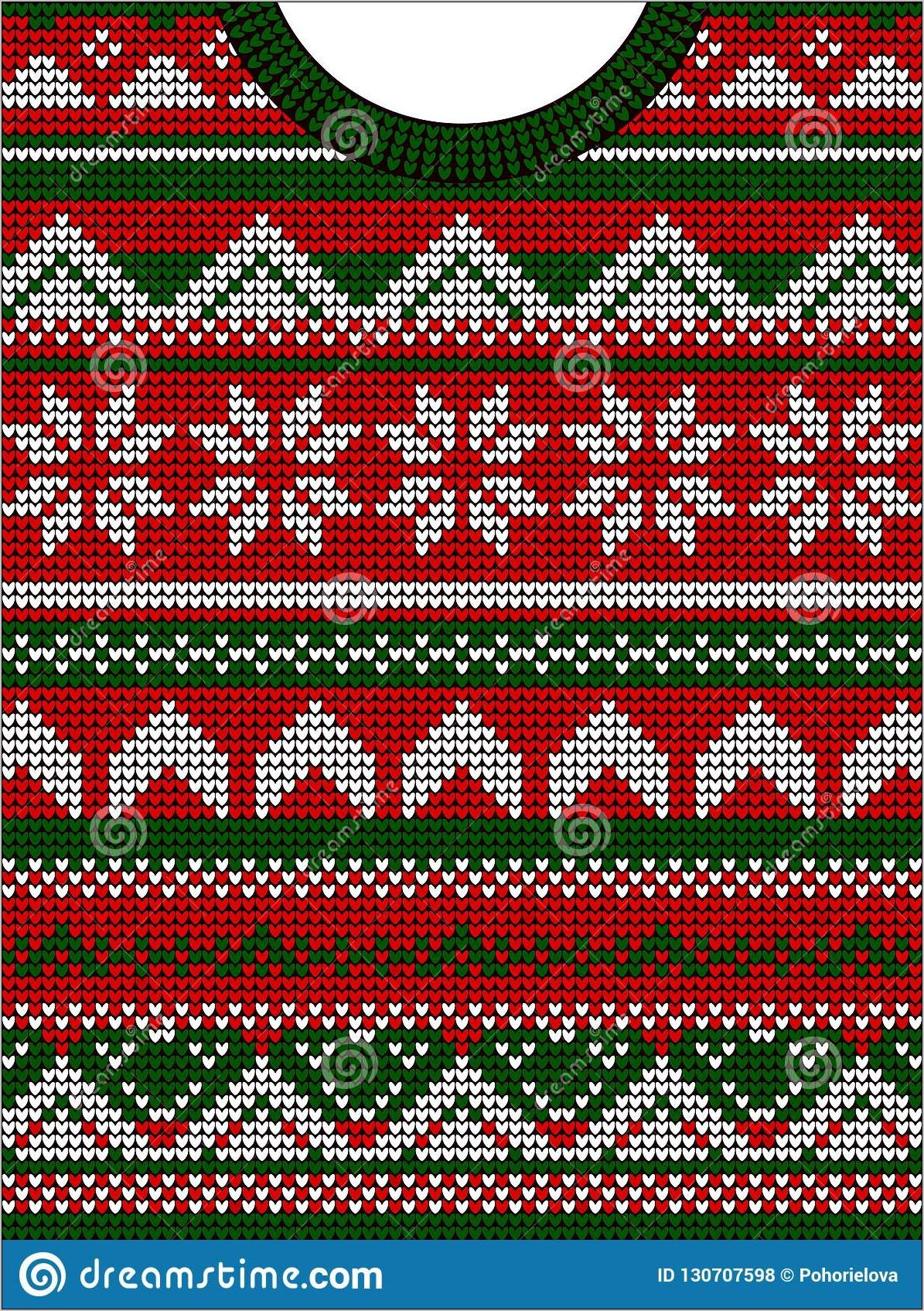 Ugly Sweater Invitation Template