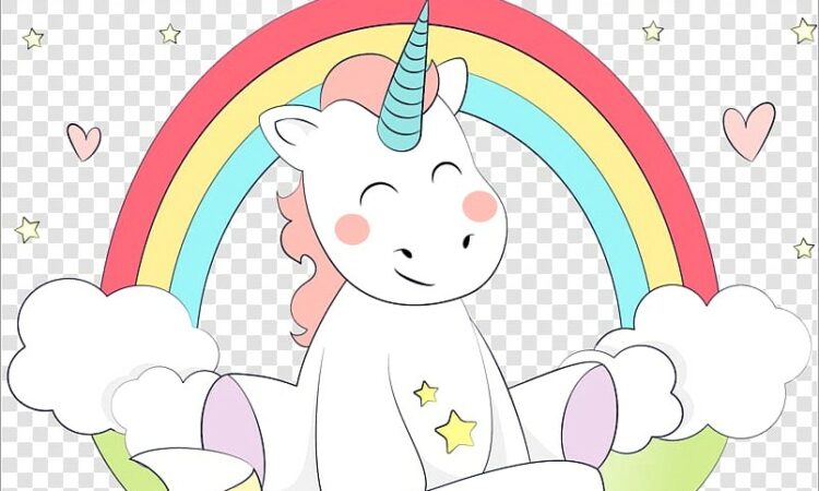 Unicorn Invitation Background Png