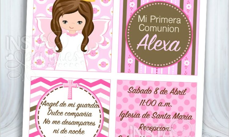 Unique First Communion Invitations