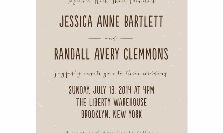 Unique Wedding Invitation Wording Couple Hosting