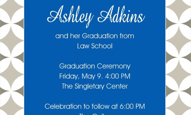 University Of Kentucky Graduation Invitations