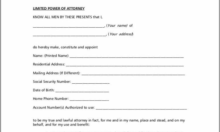 Us Bank Power Of Attorney Forms