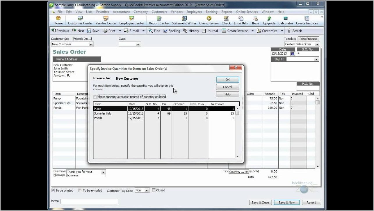 Used Car Invoice Example