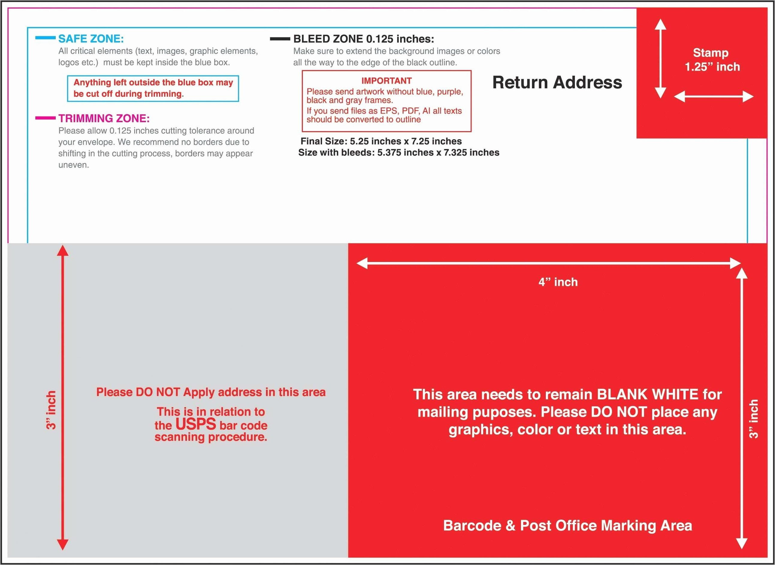 Usps 10 Window Envelope Template