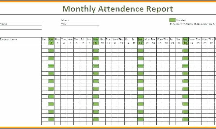 Vacation Tracker Template Free