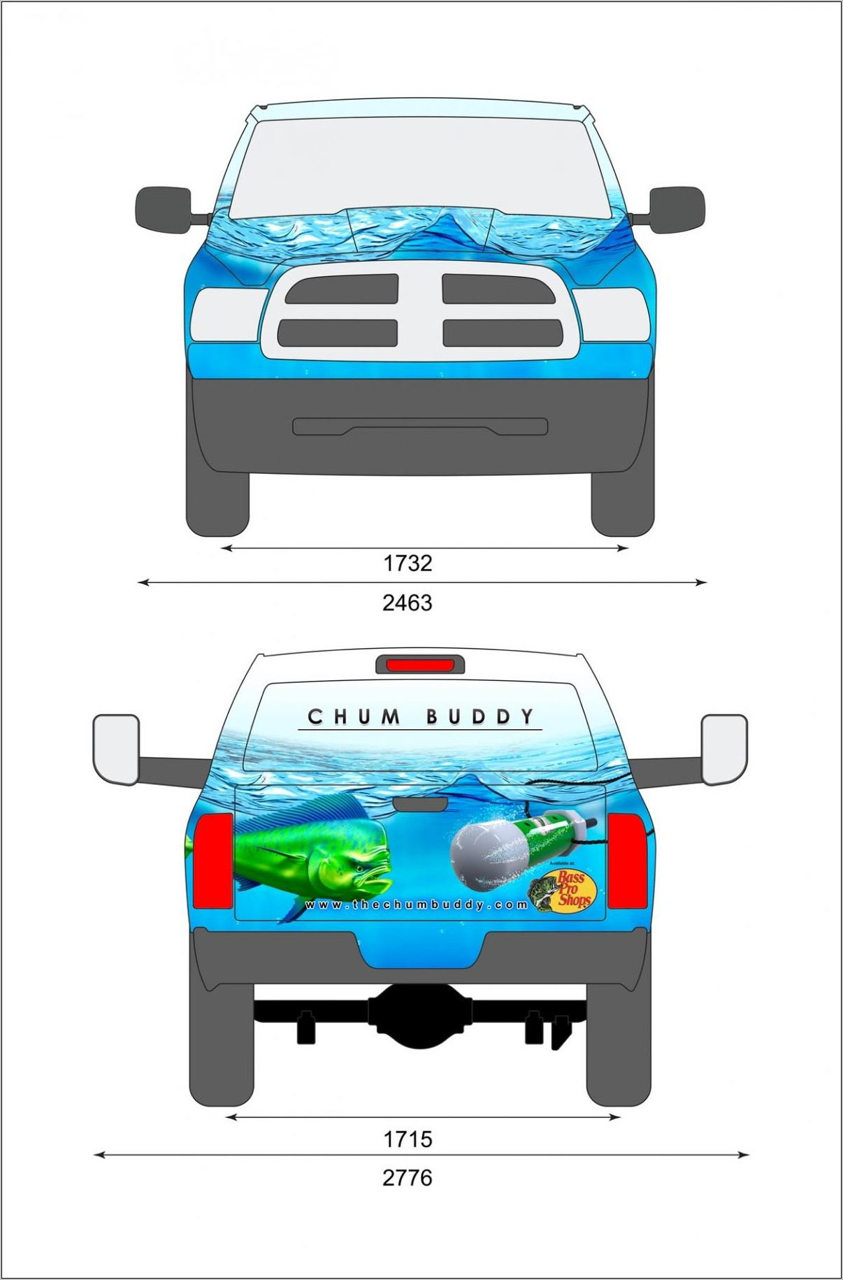 Vehicle Graphics Wrap Templates