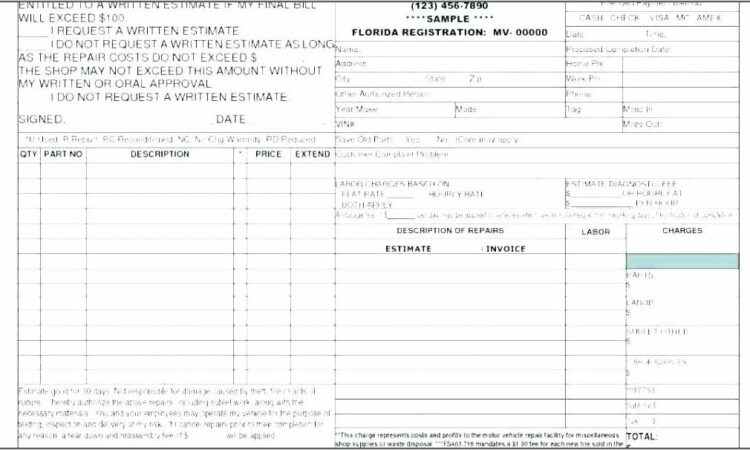 Vehicle Inspection Form Template Pdf