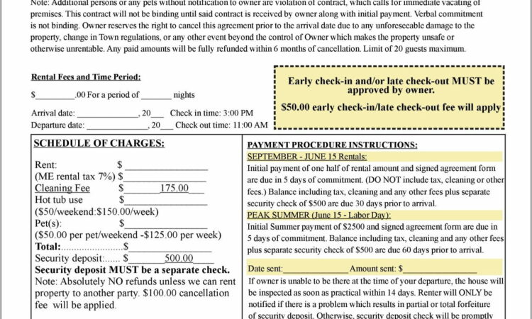 Vehicle Lease Agreement Form Pdf