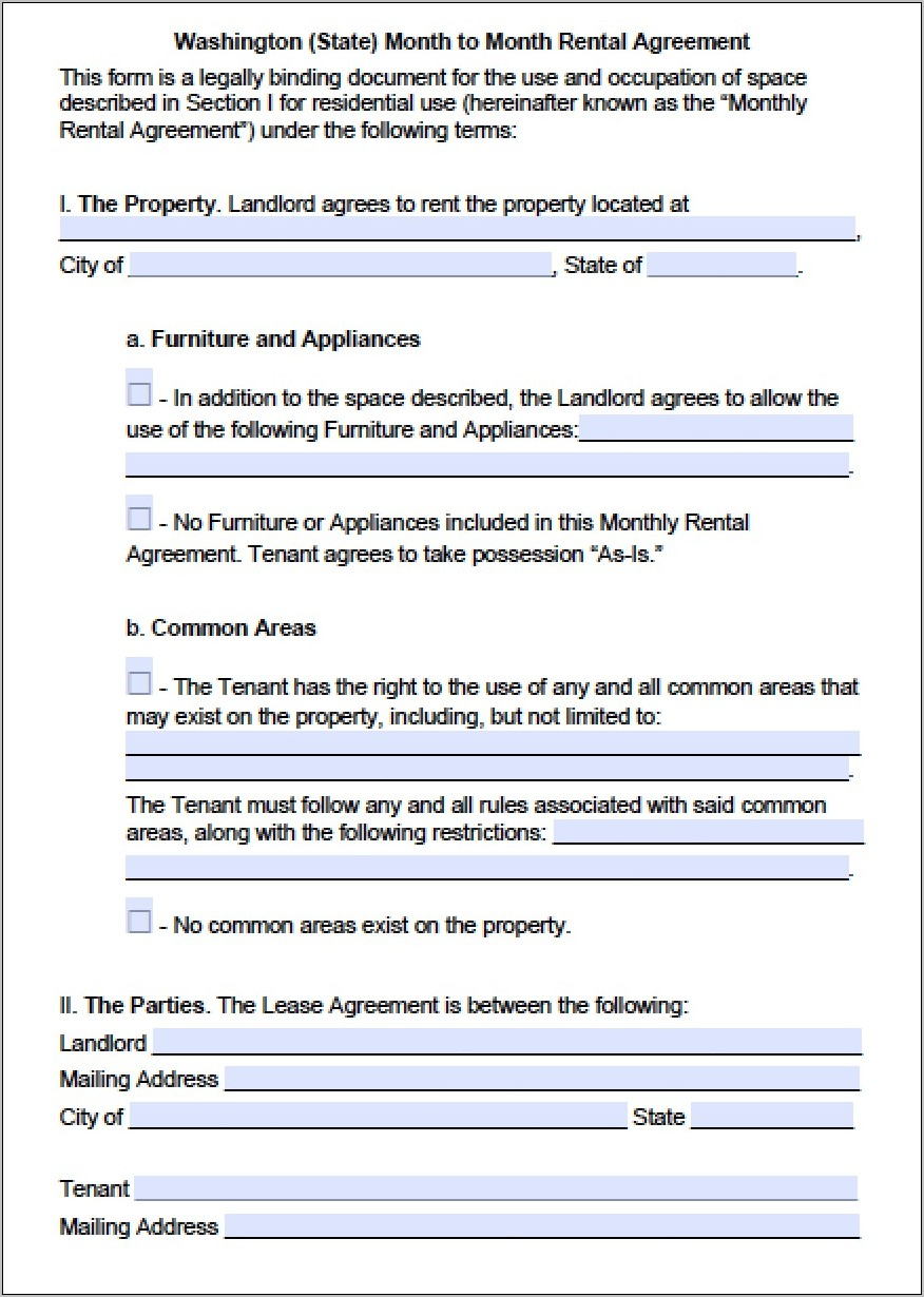 Vehicle Lease Agreement Template South Africa