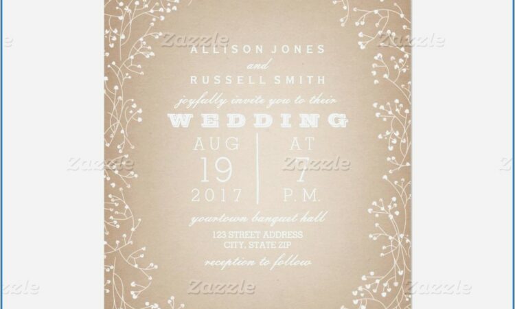 Vellum Paper Invitations 5x7