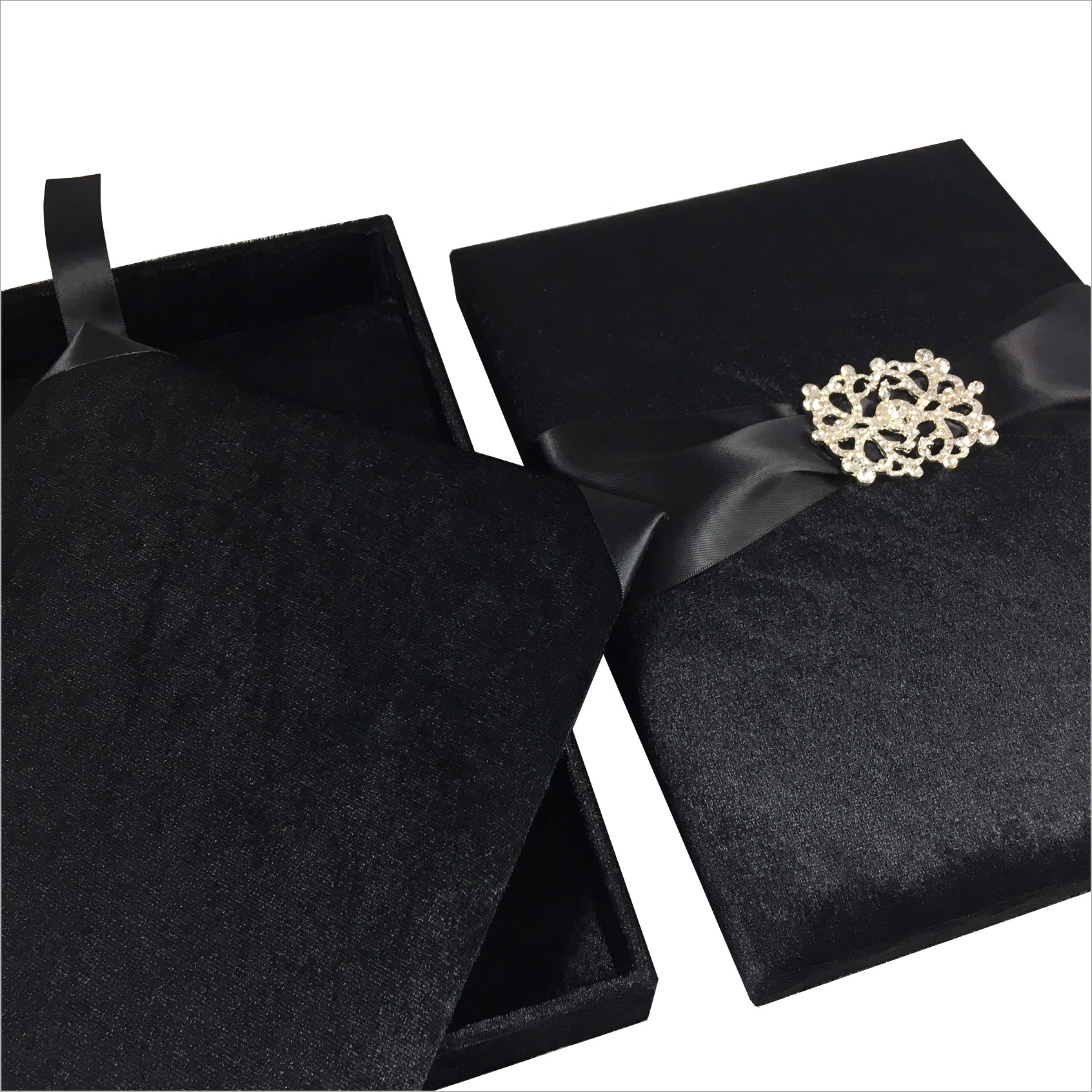 Velvet Wedding Invitation Box