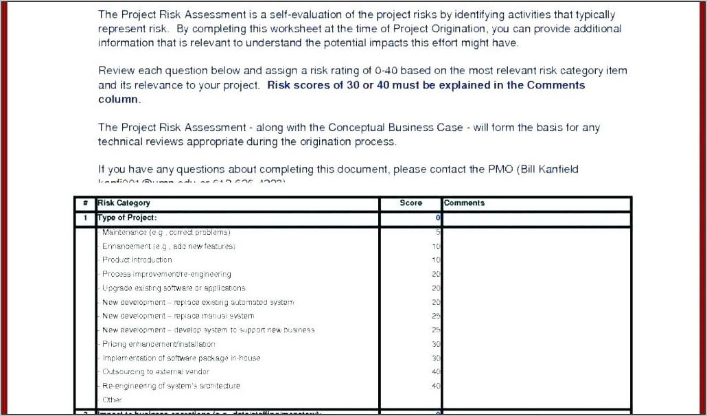 Vendor Risk Assessment Questionnaire Template