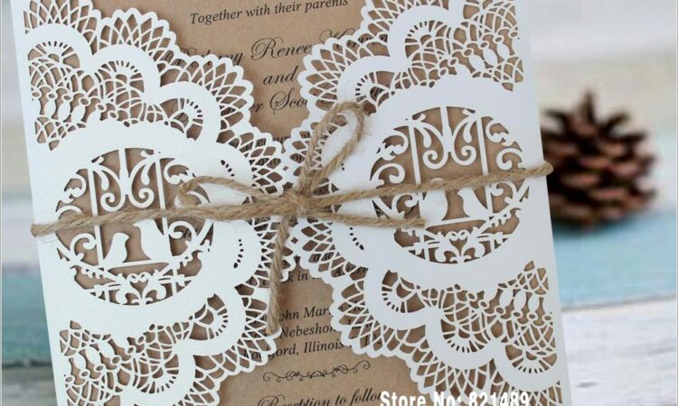 Vintage Wedding Invitations Cheap