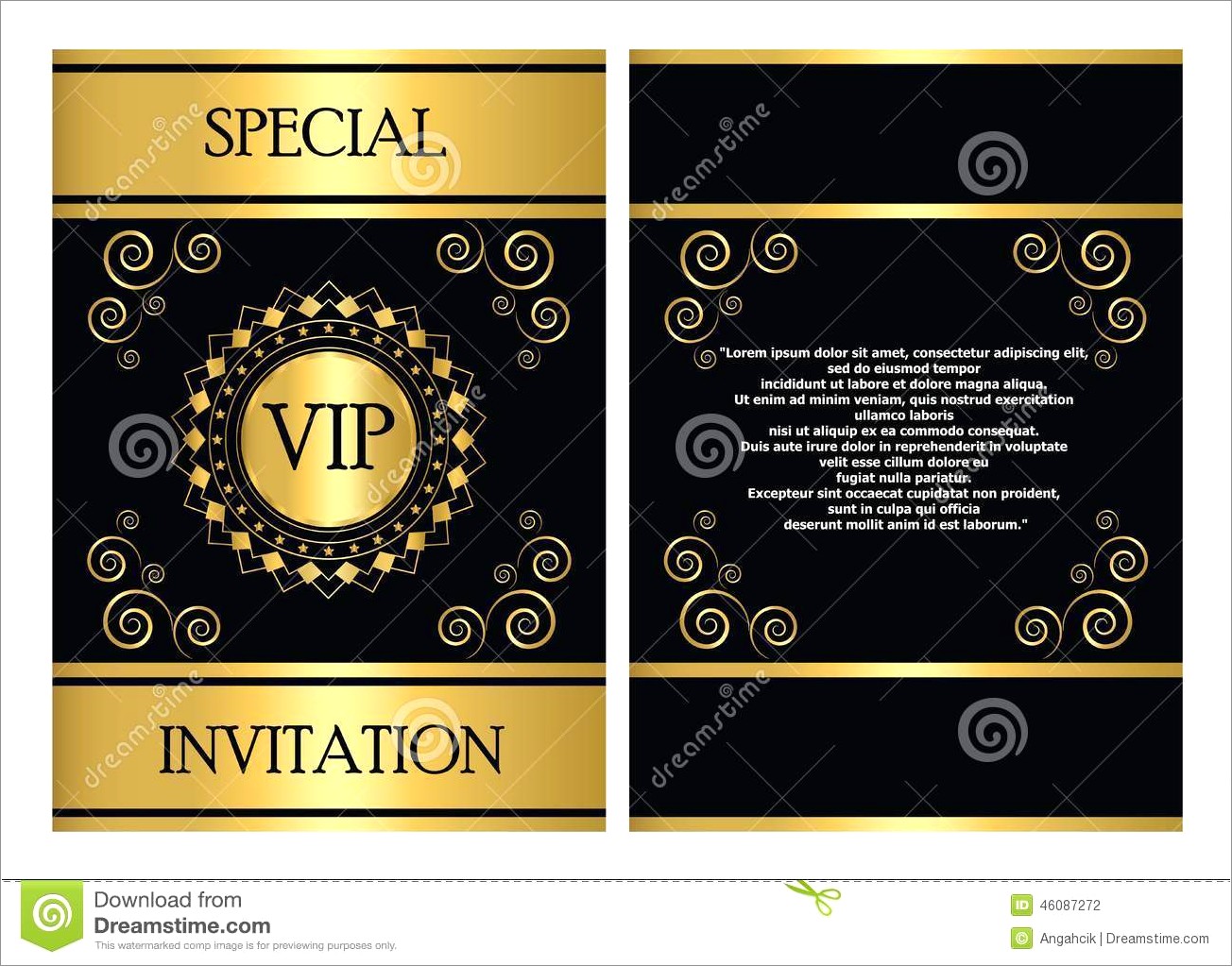 Vip Invitation Template Free