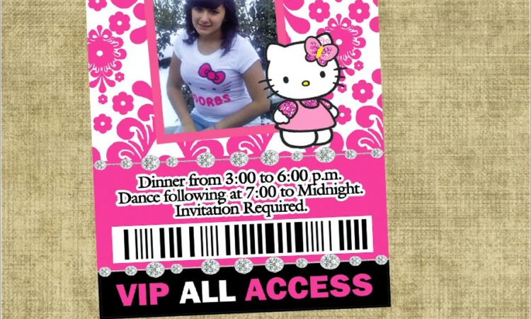 Vip Invitations For Sweet 16