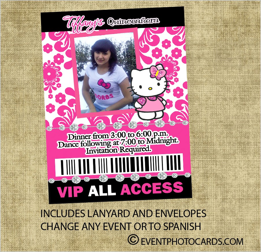 Vip Invitations For Sweet 16