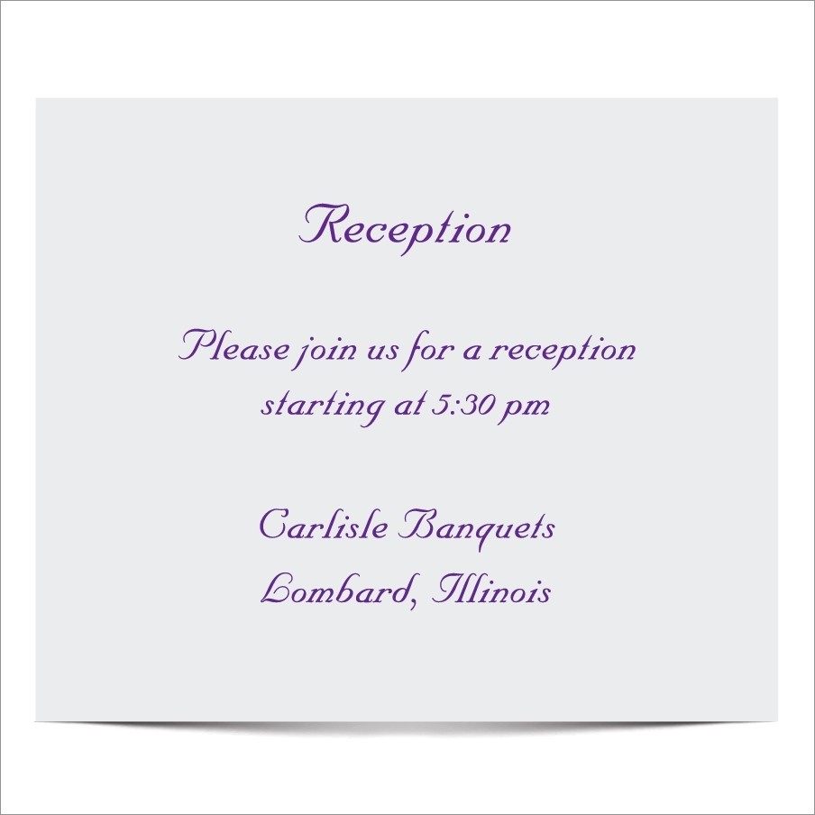 Vip Reception Invitation Wording